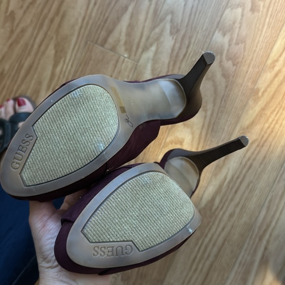 Purple heels never used open toe - Picture 2 of 3